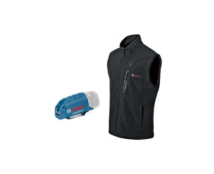 Bosch PRO GHV 12+18V XA 3XL Heated Vest With Battery Adapter | 06188000EF