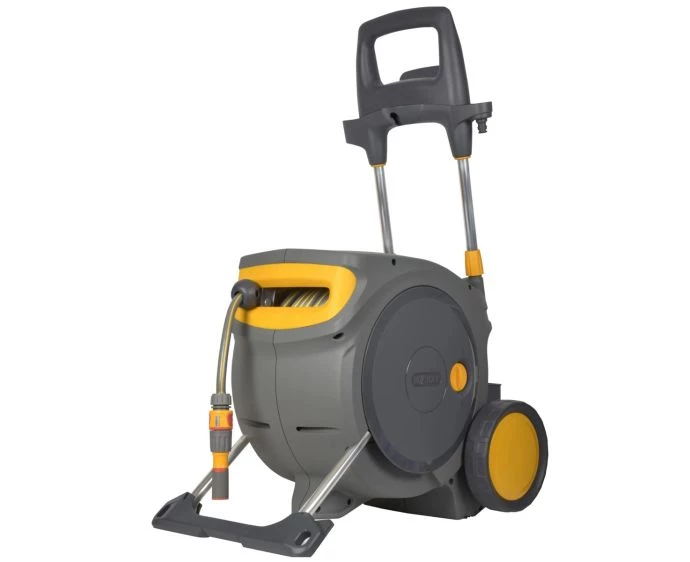 Hozelock HOZ100101271 Auto Reel Mobile Hose Reel with 35m of 12.5mm – Retractable & Portable Garden Watering System | 100-101-271