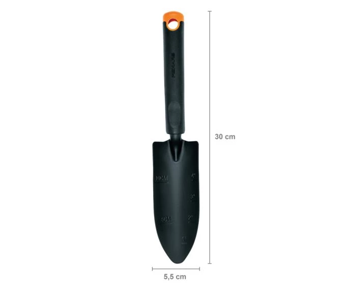 Fiskars FSK1027018 Ergo Transplanter Rust-Resistant Steel, Head/Plastic Handle Black/Orange | 1027018