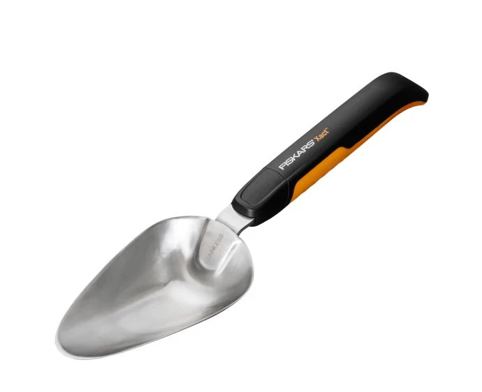 Fiskars FSK1027043 Xact Garden Trowel, Stainless Steel/Plastic, Black/Orange | 1027043