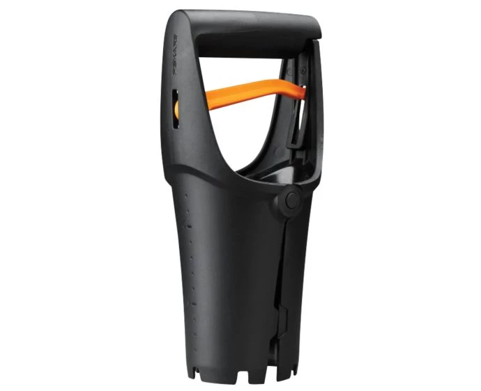 Fiskars FSK1057079 Solid Flower Bulb Seedling Planter, Plastic, Black/Orange | 1057079