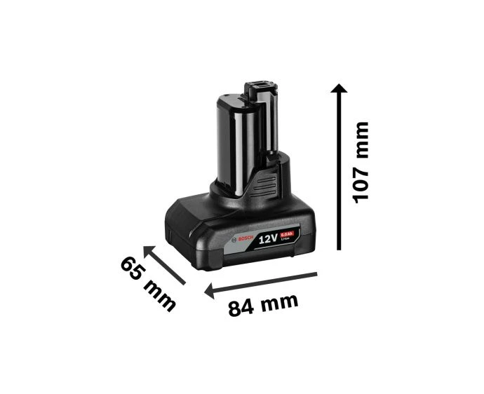 Bosch GBA 12V 6.0Ah Professional Heavy Duty Battery Pack | 1600A00X7H