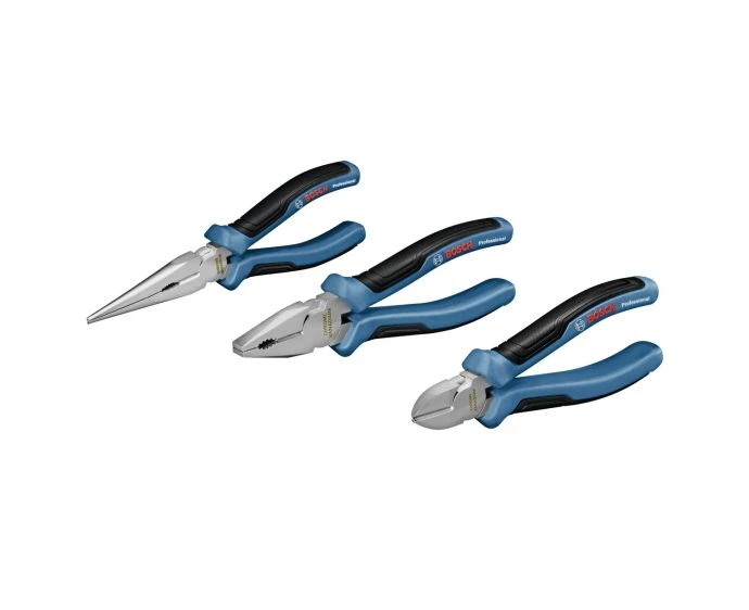 Bosch 1600A016BG 3 Pieces Plier Set