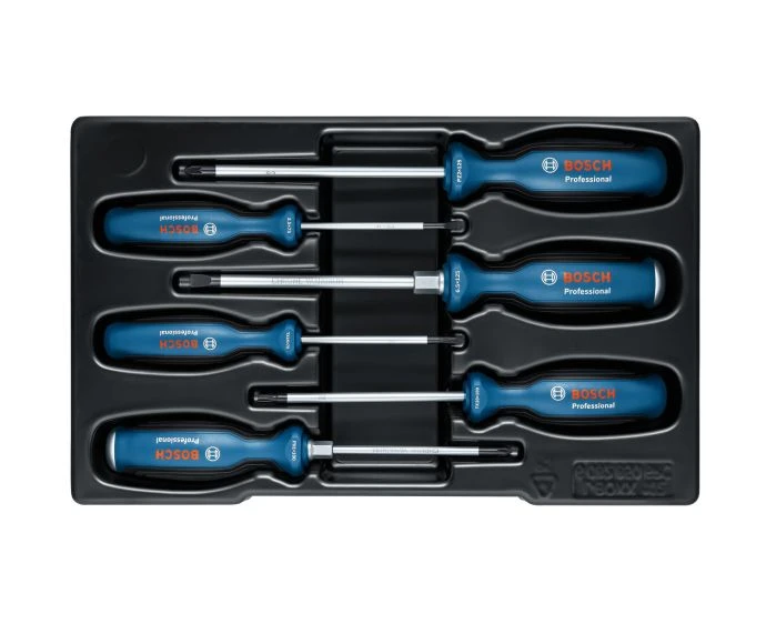 Bosch 1600A02CV3 6 Pieces SL/PH/PZ/TX Screwdriver Set