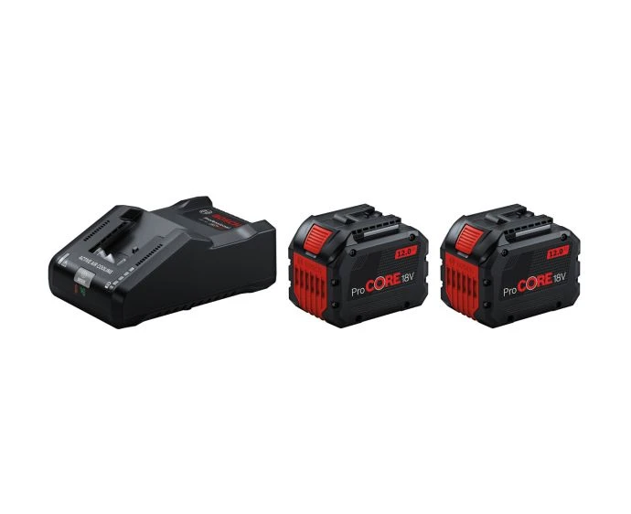 Bosch Starter Set 2 x 12.0Ah ProCORE18V Batteries & GAL 18V-160 Professional Charger | 1600A02T5X