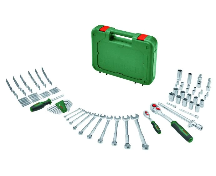 Bosch 1600A02Z9B 132 Piece Advanced Hand Tool Set In Carry Case