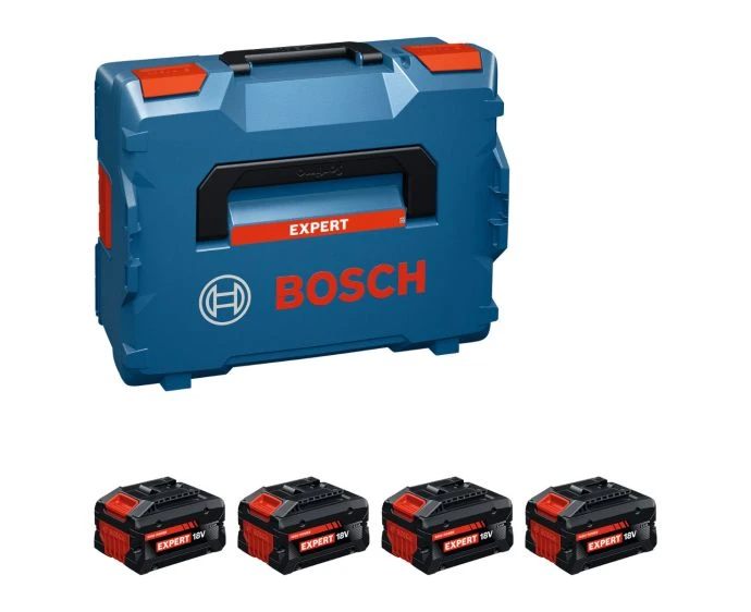 Bosch Expert Exba18V-55 5.5Ah Batteries Pack of 4 With L-Boxx | 1600A0373H