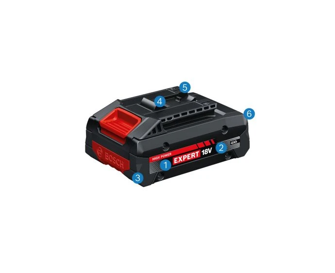 Bosch Expert Battery Stater Set EXBA18V-40 2 x 4.0Ah Batteries & GAL 12V/18V-80 Charger | 1600A0373L