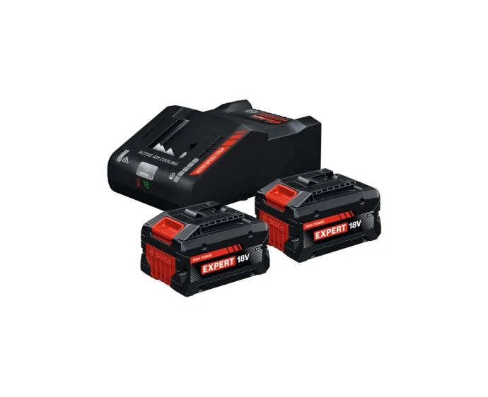 Bosch Starter Set Expert EXBA18V-80 2 x 8.0Ah Batteries And EXAL18V-160 Charger | 1600A0373U