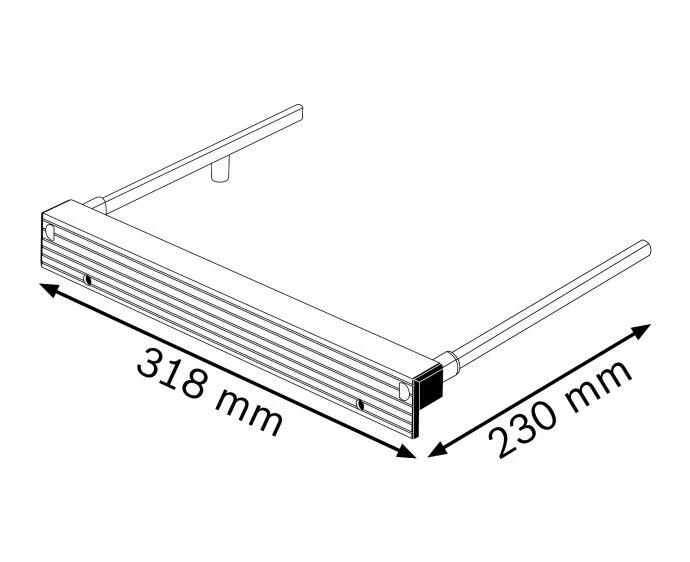 Bosch GKT PA Professional Heavy Duty Parallel Guide Set | 1600Z0000X