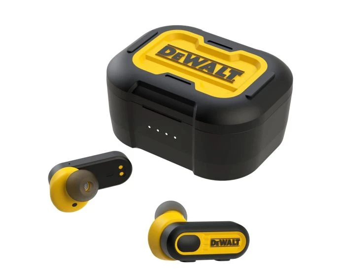 DeWalt 190-2092-DWE Jobsite Pro-X1 True Wireless Bluetooth Earbuds with Charging Case