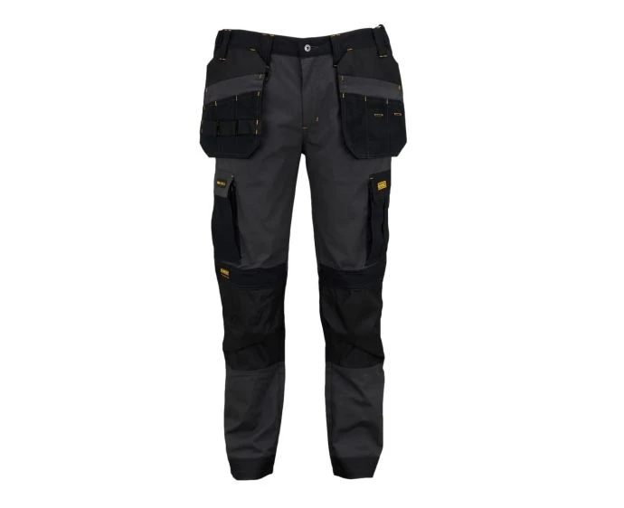 DeWalt Albany Slim Fit Holster Work Trousers, Black - W34" L33"