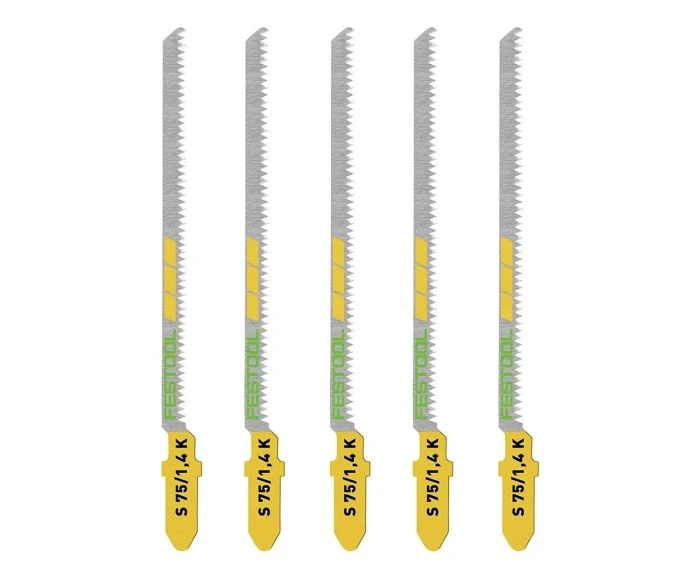 Festool 204267 Jigsaw Blades Wood Curves 1.4 mm Pack of 5