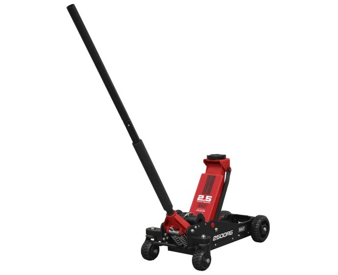 Sealey Big Wheel Hybrid Trolley Jack for Off-Road Vehicles, SUVs, Vans & 4x4s with Super Rocket Lift 2.5 Tonne | 2500RG