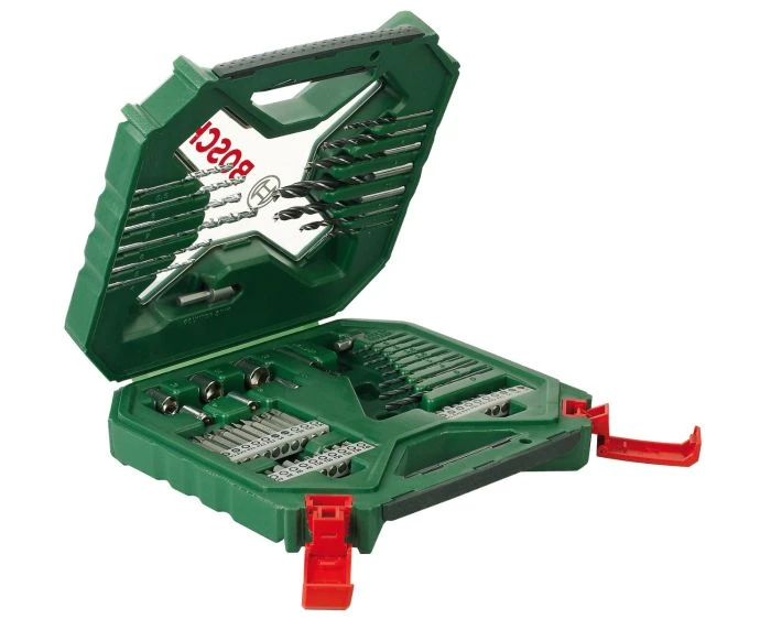 Bosch 2607010611 60 Pieces Classic X-Line Drill and Screwdriver Bit Set