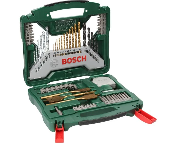 Bosch 2607019329 70 Piece Titanium DIY X-Line Drill & Screwdriver Bit Set