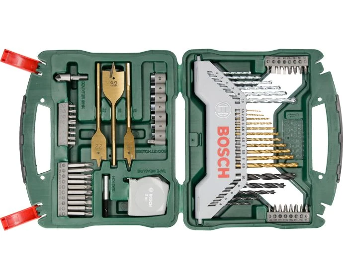 Bosch 2607019329 70 Piece Titanium DIY X-Line Drill & Screwdriver Bit Set