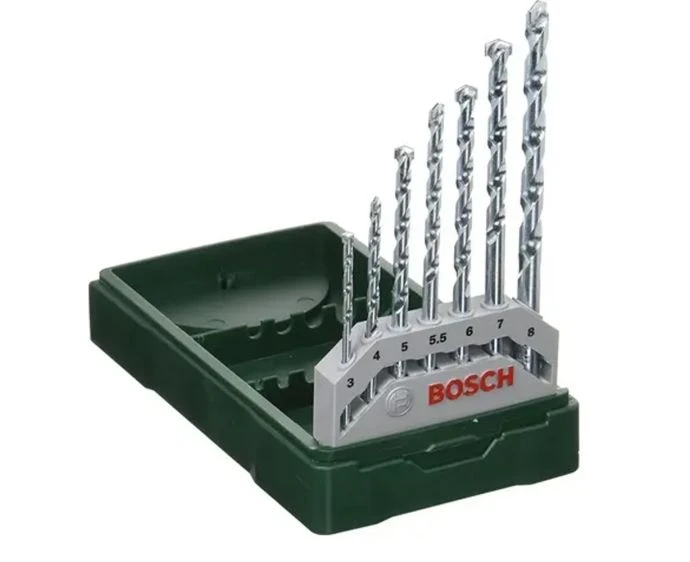 Bosch 2607019581 7 pieces Xline Masonry Heavy Duty Drill Bit Set For Brick Stone