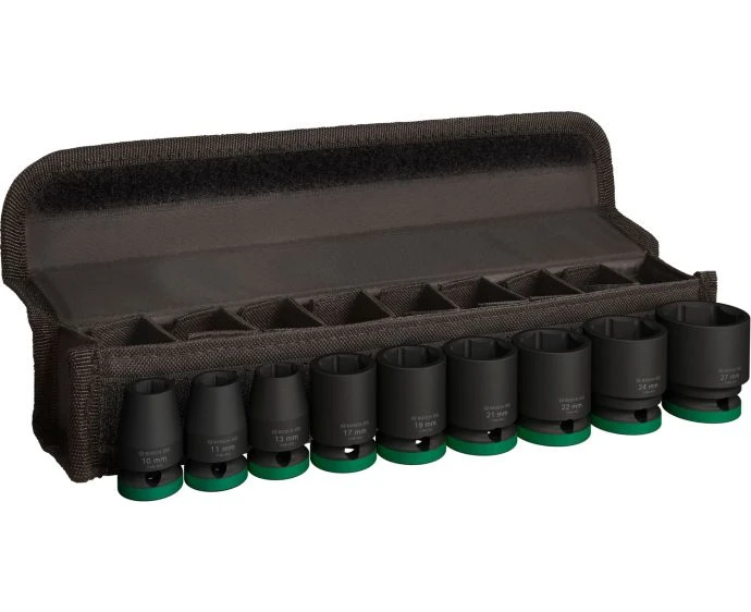 Bosch PRO Impact Socket Set, 1/2", Standard, 9 pcs | 2608003038
