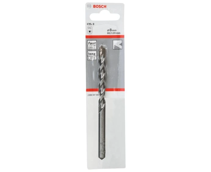 Bosch 2608597663 CYL-3 Concrete Drill Bit 8 x 80 x 120mm