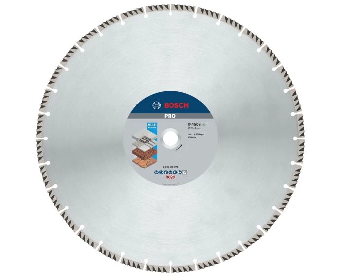 Bosch PRO Multi Material Diamond Disc, 450 x 25.4 mm | 2608615074