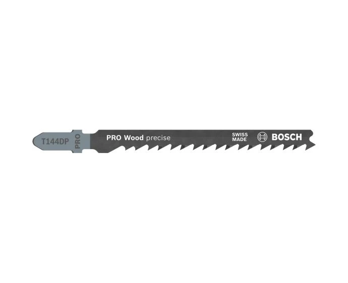 Bosch PRO Wood precise T144DP Jigsaw Blade, 100 mm, 5 pcs | 2608633A35