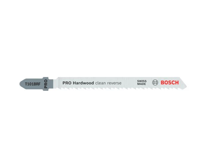 Bosch PRO Hardwood clean reverse T101BRF Jigsaw Blade, 100 mm, 25 pcs | 2608634989