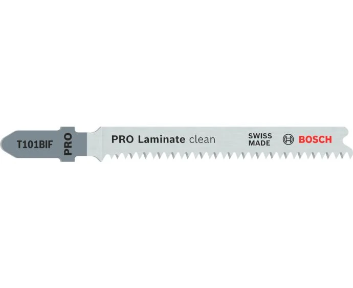 Bosch PRO Laminate clean T101BIF Jigsaw Blade, 83 mm, 5 pcs | 2608636431
