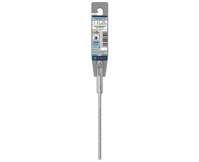 Bosch PRO SDS plus-5X Hammer Drill Bit, 5 x 100 x 160 mm | 2608833772