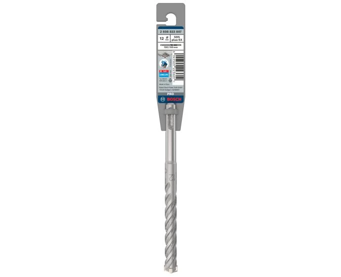 Bosch PRO SDS plus-5X Hammer Drill Bit, 12 x 100 x 160 mm | 2608833807