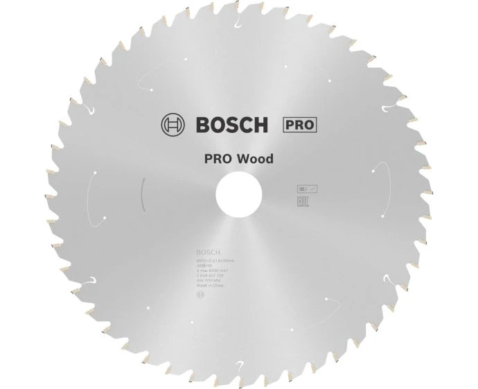 Bosch PRO Wood cordless Circular Saw Blade, 250 x 2.2 x 30 mm, T48 | 2608837728