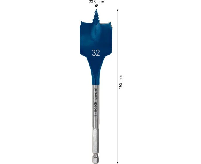 Bosch EXPERT Self Cut Speed Spade Drill Bit, 32 x 152 mm | 2608902102