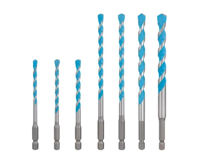 Bosch EXPERT HEX-9 Multi Construction Drill Bit Set, 5 x 50 x 100; 5.5 x 60 x 100; 5 x 60 x 100; 6 x 90 x 150; 7 x 90 x 150; 8 x 90 x 150; 10 x 90 x 150 mm, 7 pcs | 2608902371