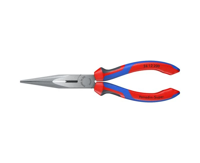 Knipex Snipe Nose Side Cutting Pliers (Stork Beak) Multi-Component Grip 200mm (8in) | 26 12 200 SB