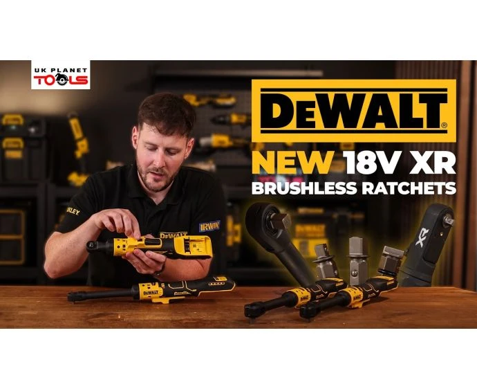 DeWalt DCF520N 18V XR Cordless Brushless 1/4'' & 3/8'' Sealed Head Ratchet Bare Unit