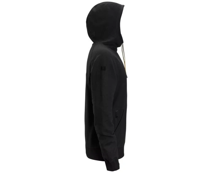 Snickers 2894 Black Medium Logo Hoodie Size L