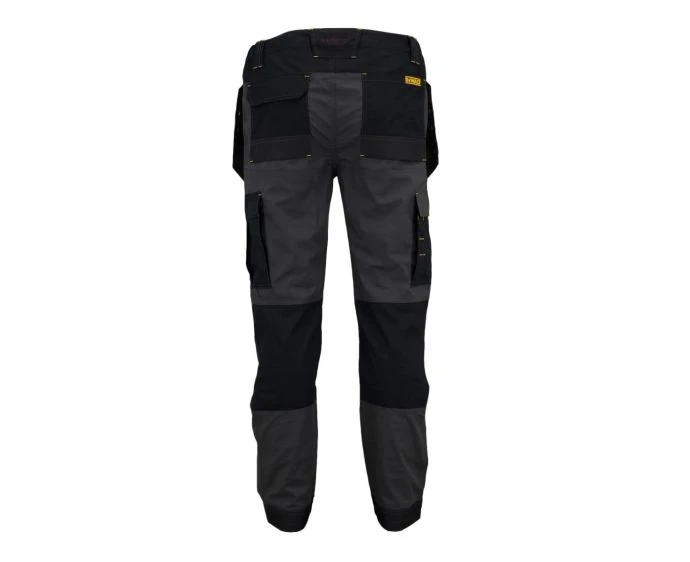 DeWalt Albany Slim Fit Holster Work Trousers, Black - W34" L31"