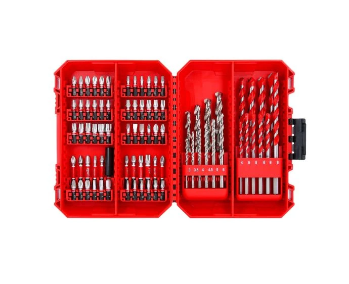 Milwaukee 4932501309 80 Pieces Shockwave Impact Duty Screwdriver & Drill Bit Set