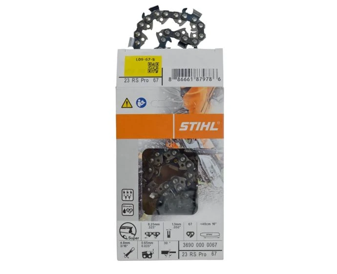 Stihl 3690 000 0067 23 RS Pro Rapid Super Saw Chain 0.325"/0.050"(1.3mm) - 67 Drive Links