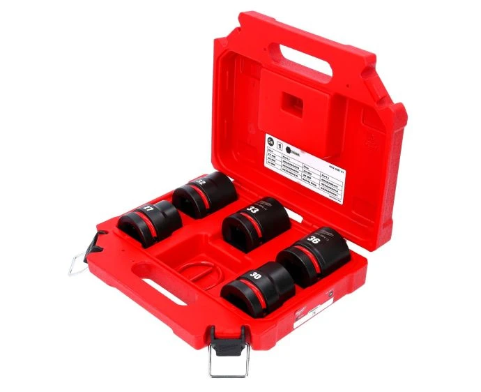 Milwaukee 4932498751 5 Piece ShockWave Impact Duty 1" Drive Impact Socket Set