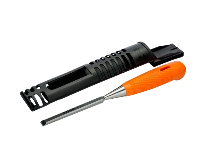 Bahco BAH41418 Bevel Edge Wood Chisel – 18mm (3/4in) with Protective Cover | 414-18
