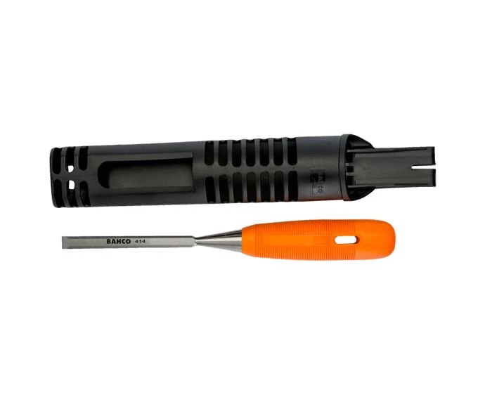 Bahco BAH41418 Bevel Edge Wood Chisel – 18mm (3/4in) with Protective Cover | 414-18
