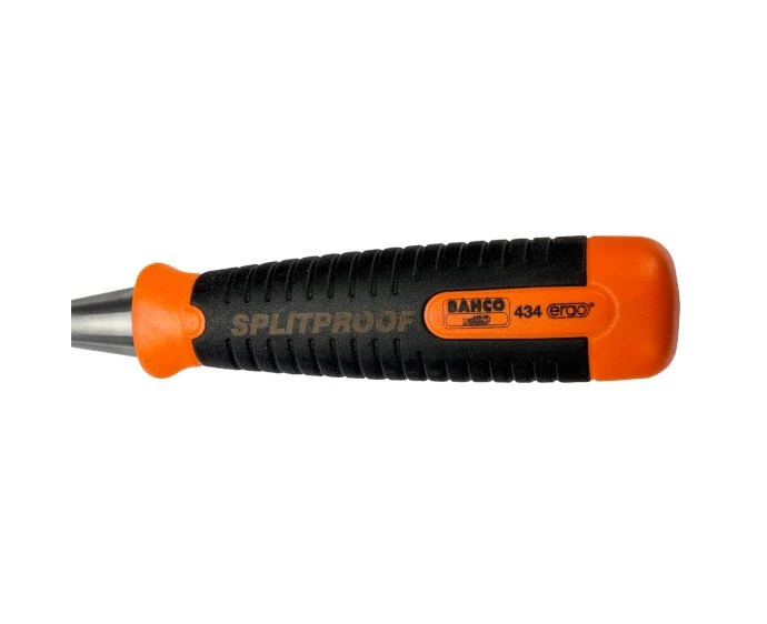Bahco BAH43410 Bevel Edge Chisel 10mm (3/8in) – Professional Woodworking Chisel with Split-Proof Handle | 434-10