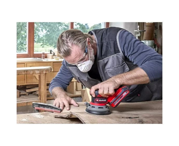 Einhell 18V Brushless Motor, 125mm Plate, 3.2mm Oscillation - TP-RS 18/32 - Power X-Change Cordless Random Orbital Sander 18V Bare Unit | 4462020