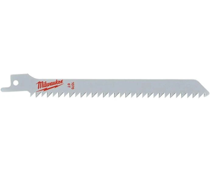 Milwaukee 48001076 3 Pieces Reciprocating Saw Blade 150 x 6 TPI