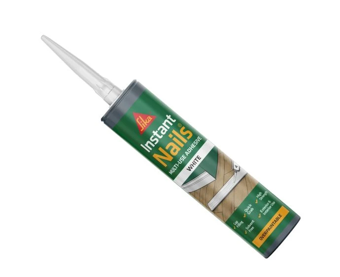 Everbuild Sika Instant Nails Multi-Use Adhesive White 290ml | 484815