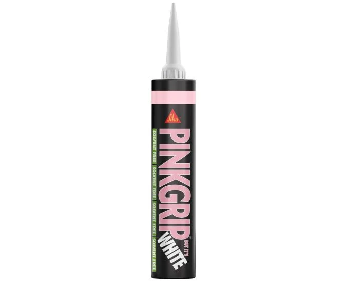 Everbuild Sika Pinkgrip Solvent-Free White 380ml | 486024