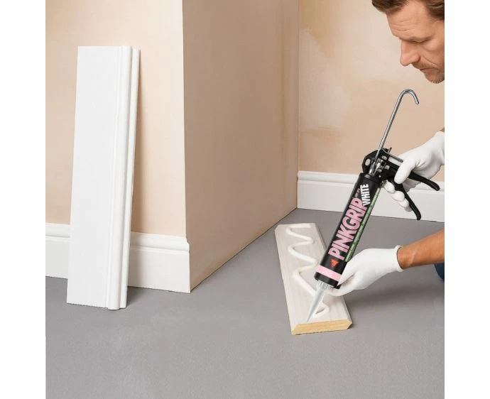 Everbuild Sika Pinkgrip Solvent-Free White 380ml | 486024