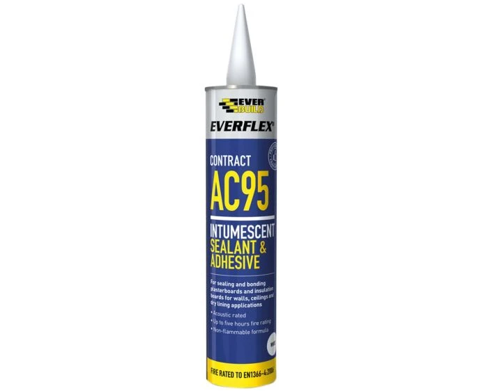 Everbuild Sika AC95 Intumescent Acoustic Sealant 900ml | 486163