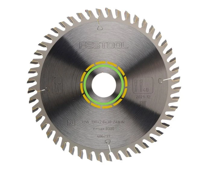 Festool 486297 Circular Saw Blade for Wood Fine Cut 190mm x 30mm 48T